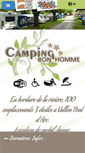 Mobile Screenshot of camping-bonhomme.com